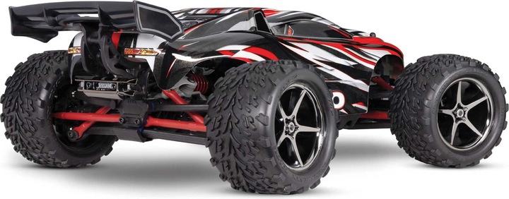 Actual product image Traxxas M.TRUCK E-REVO 1:16 4WD EP RTR RED w/USB-C Charger & Battery (RTR Ready-to-Run)