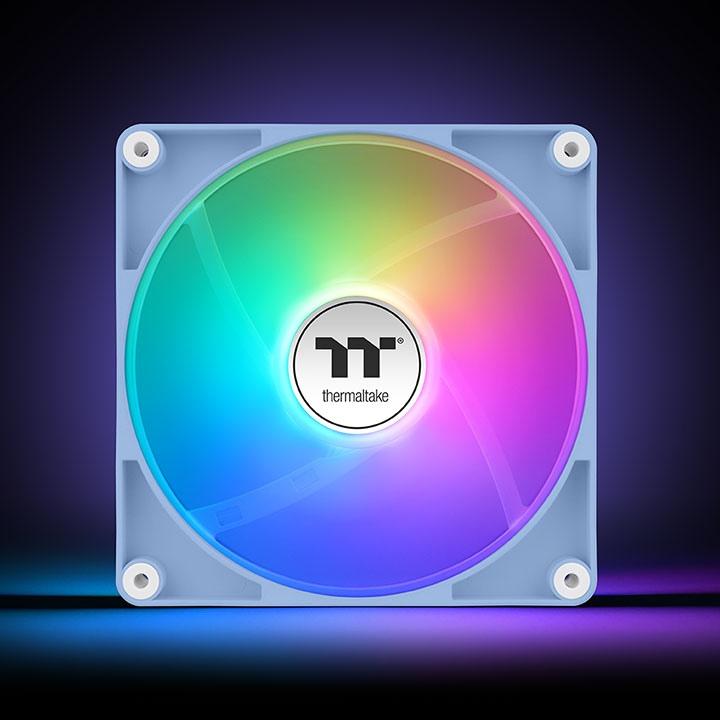 Image du produit Thermaltake CT120 Reverse ARGB Sync Hydrangea Blue 2 Pack Housing (120 mm, 2 x)