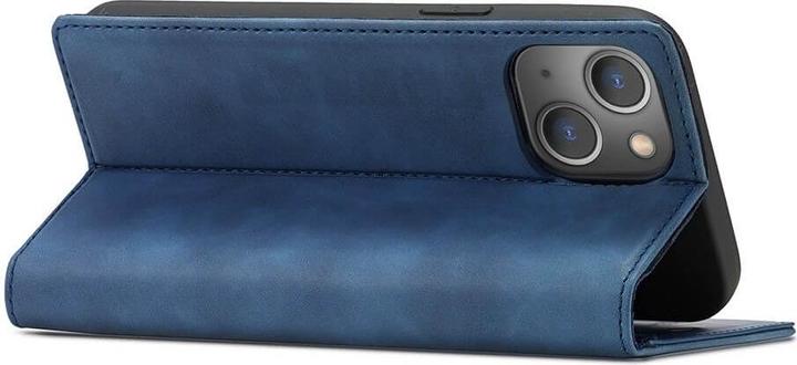 Produktbild Cover-Discount iPhone 14 - Vintage Flip Case Etui blau (Apple iPhone 14)