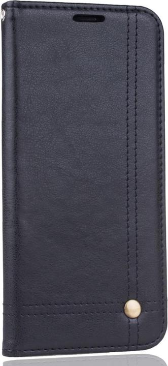 Produktbild König Design Handyhülle für Samsung Galaxy A6 Plus (2018) Schutztasche Wallet Case Schwarz (Nokia X6 2018)
