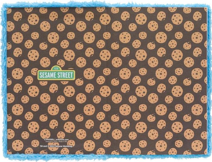 Immagine prodotto Sesame Street Cookie Monster A5 premium plush notebook (A5, Copertina rigida)
