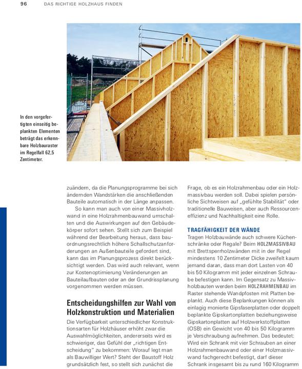 Nährwerte und Zutaten Unser Holzhaus planen und bauen (Deutsch, Gerrit Horn, Dr. Martin Teibinger, 2024)