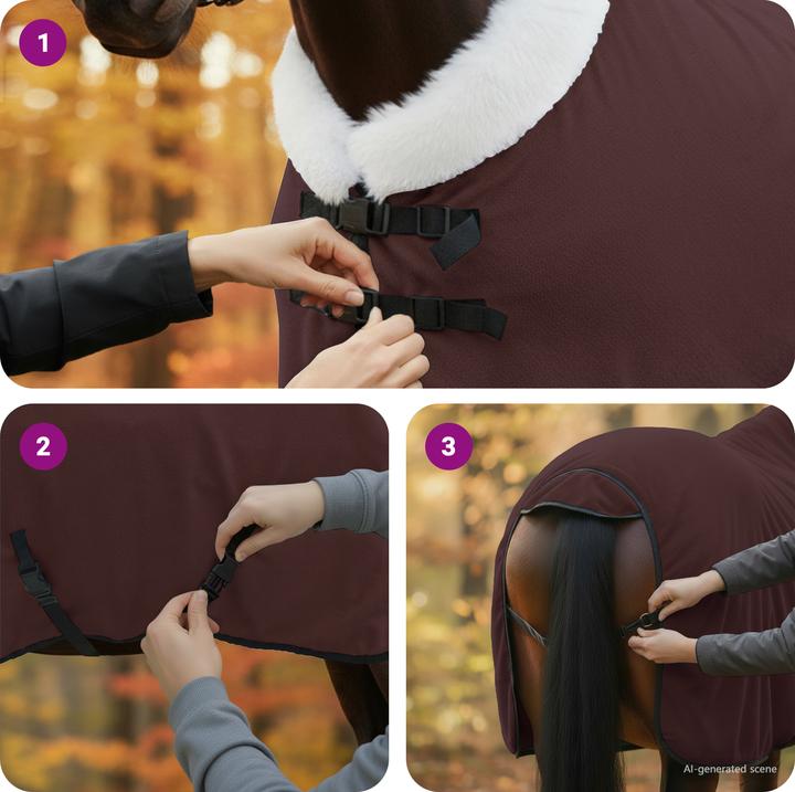 Actual product image vidaXL Pferdedecke (95 cm)