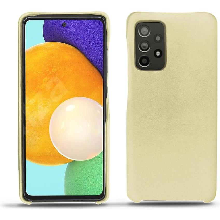 Noreve Lederschutzhülle (Samsung Galaxy A52), Smartphone Hülle, Beige
