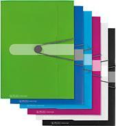 Actual product image Herlitz Folder easy orga to go, A4, PP film, berry opaque, 3 flaps, with closure button and G (A4, 1 x)