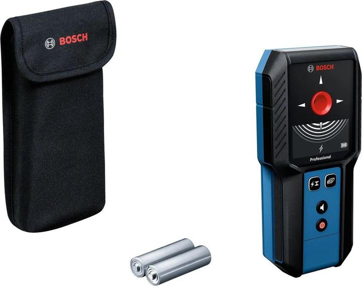 Produktbild Bosch Professional Ortungsgerät GMS 120-27 mit Tasche 2 x 1,5 V LR6-Batterie (AA)