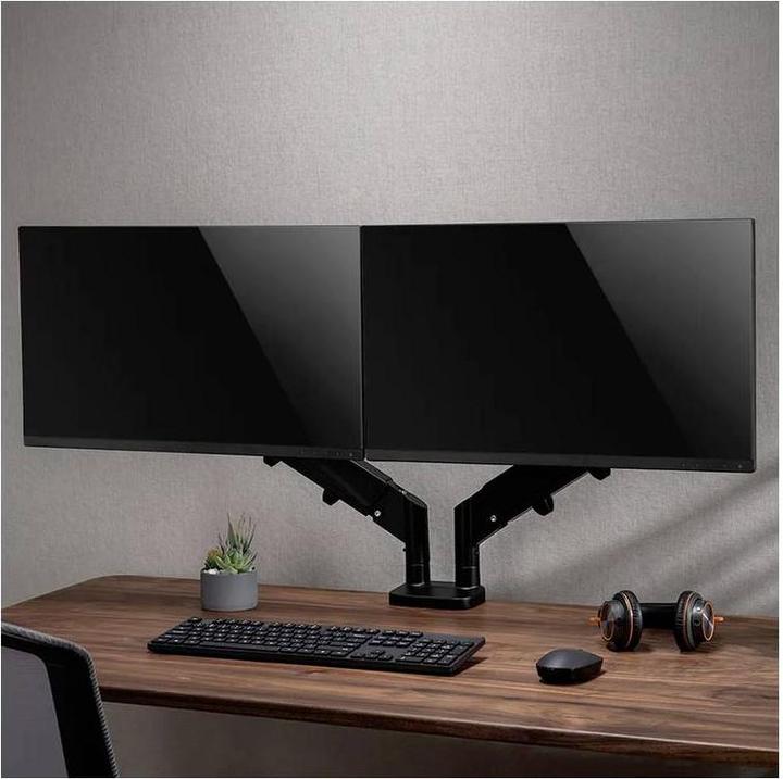 Produktbild Value LCD-Doppelarm, Tischmontage, Platzsparend, Springfeder, 6 Gelenke (Tisch, 32", 18 kg)