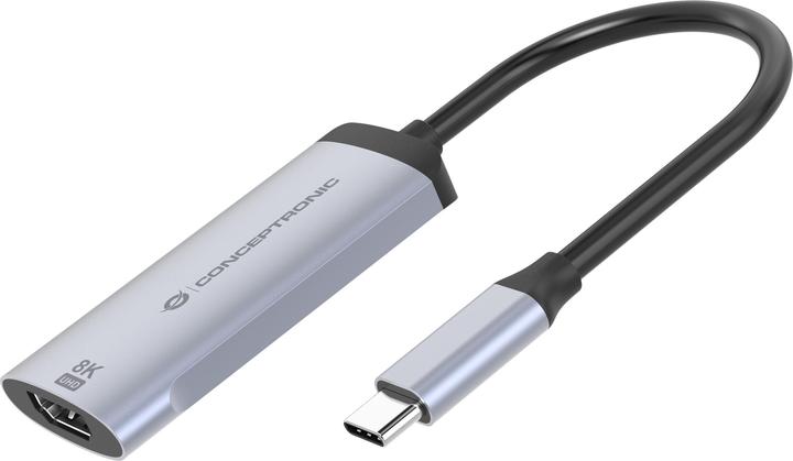 Conceptronic Adapter USB-C -> 2.1 HDMI Adapter 8K 60Hz grey (HDMI, 3.02 cm)