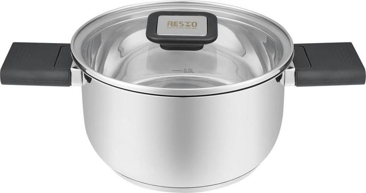 Actual product image Resto CASSEROLE D16CM 1.8L/92201 (Saucepan, Stainless steel, 16 x 9 cm)