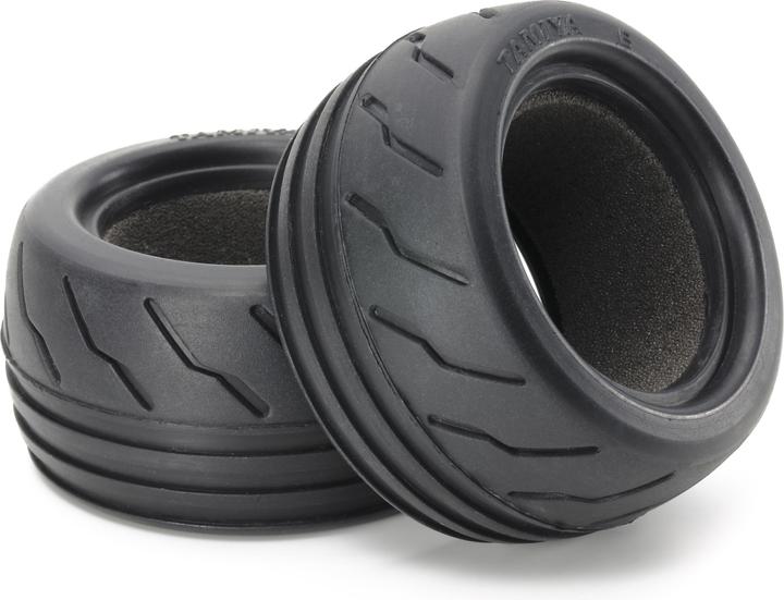 Produktbild Tamiya T3-01 Rear Wide Semi Slick Tires (2pcs)