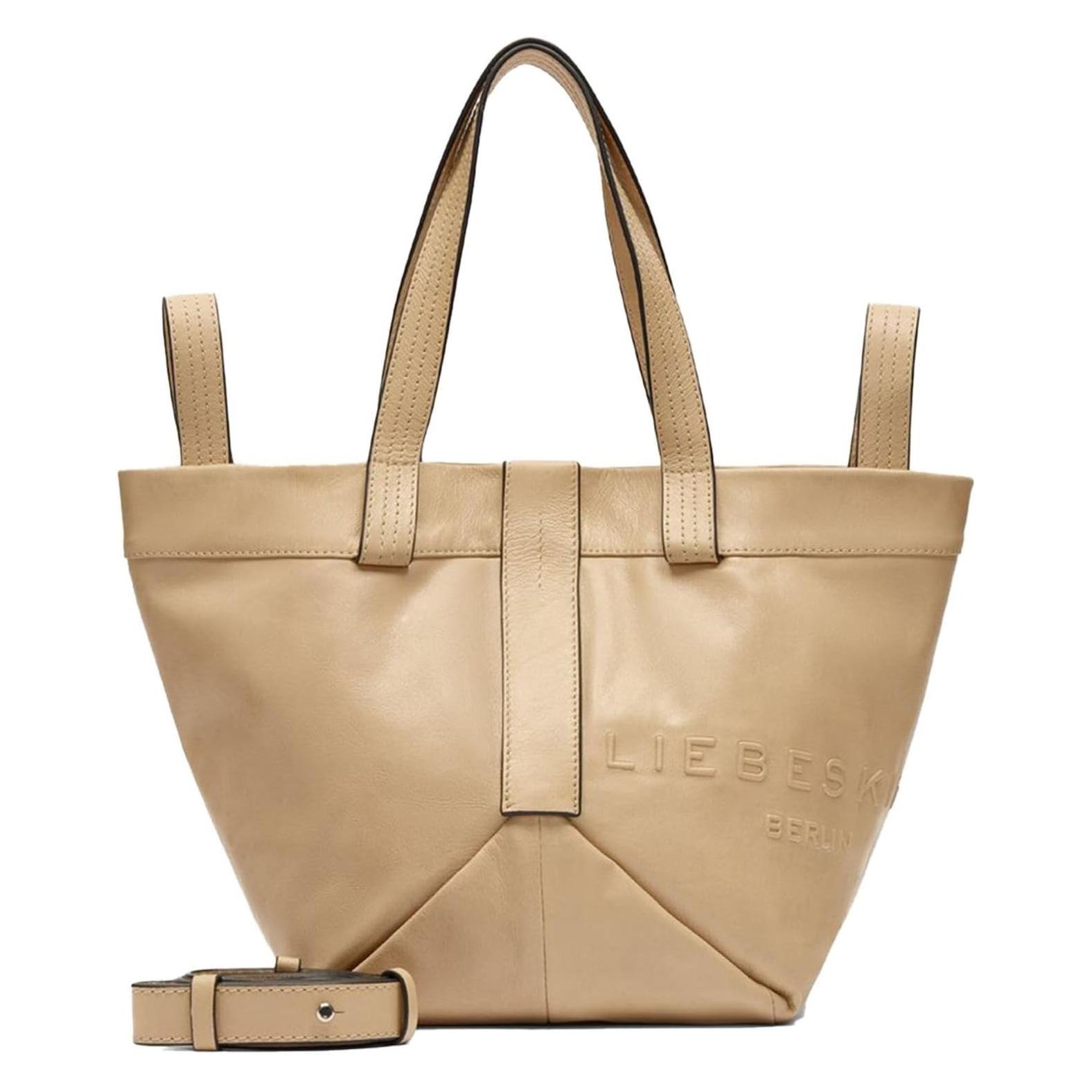 Liebeskind Berlin, Vrouwen, Tas, S-Elvira Lmb Sf Ver-beige Shopper, Bruin