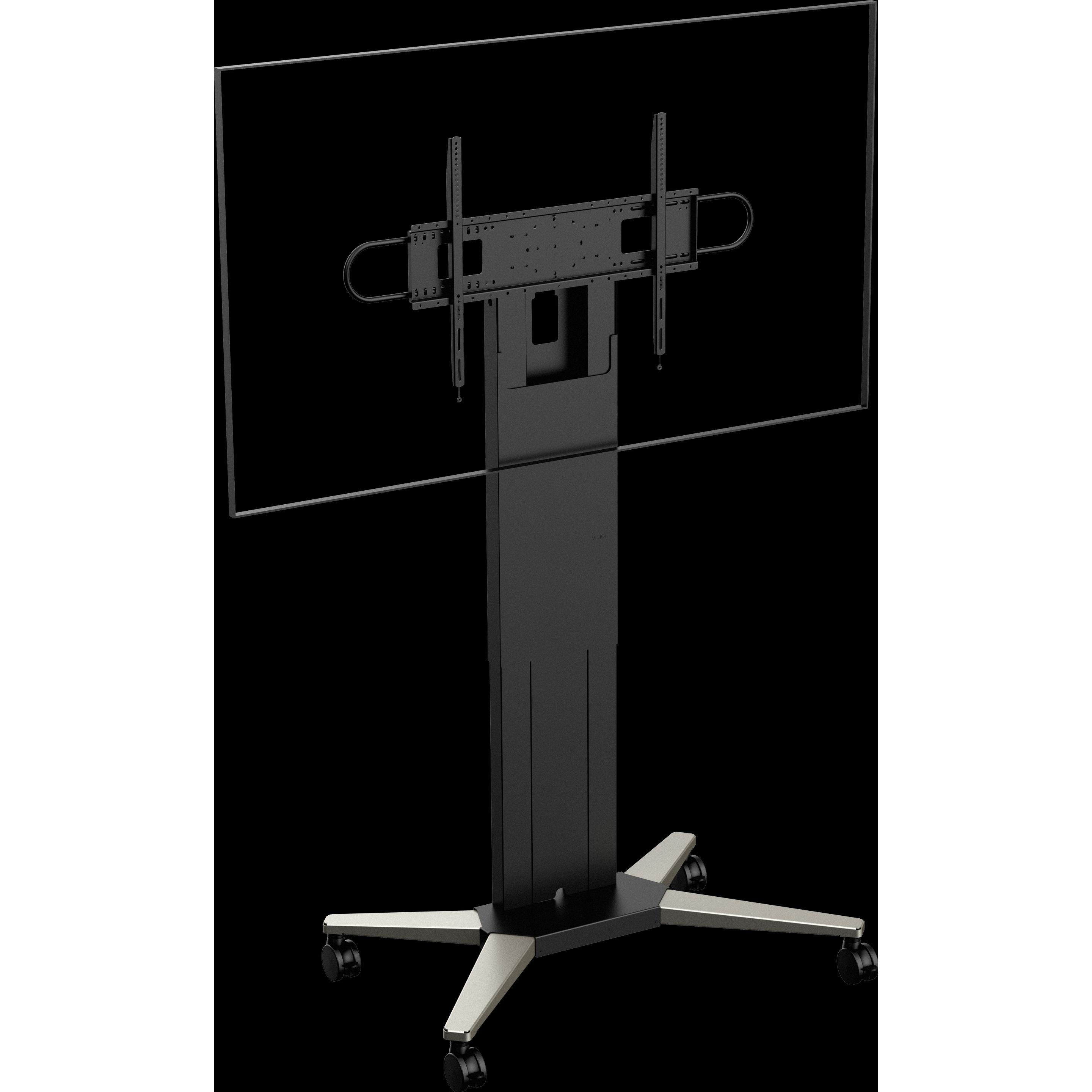 Vision Manual Height Adjustable Display Trolley - LIFETIME WARRANTY - Heavy duty - Fits displays up (100"), TV Ständer