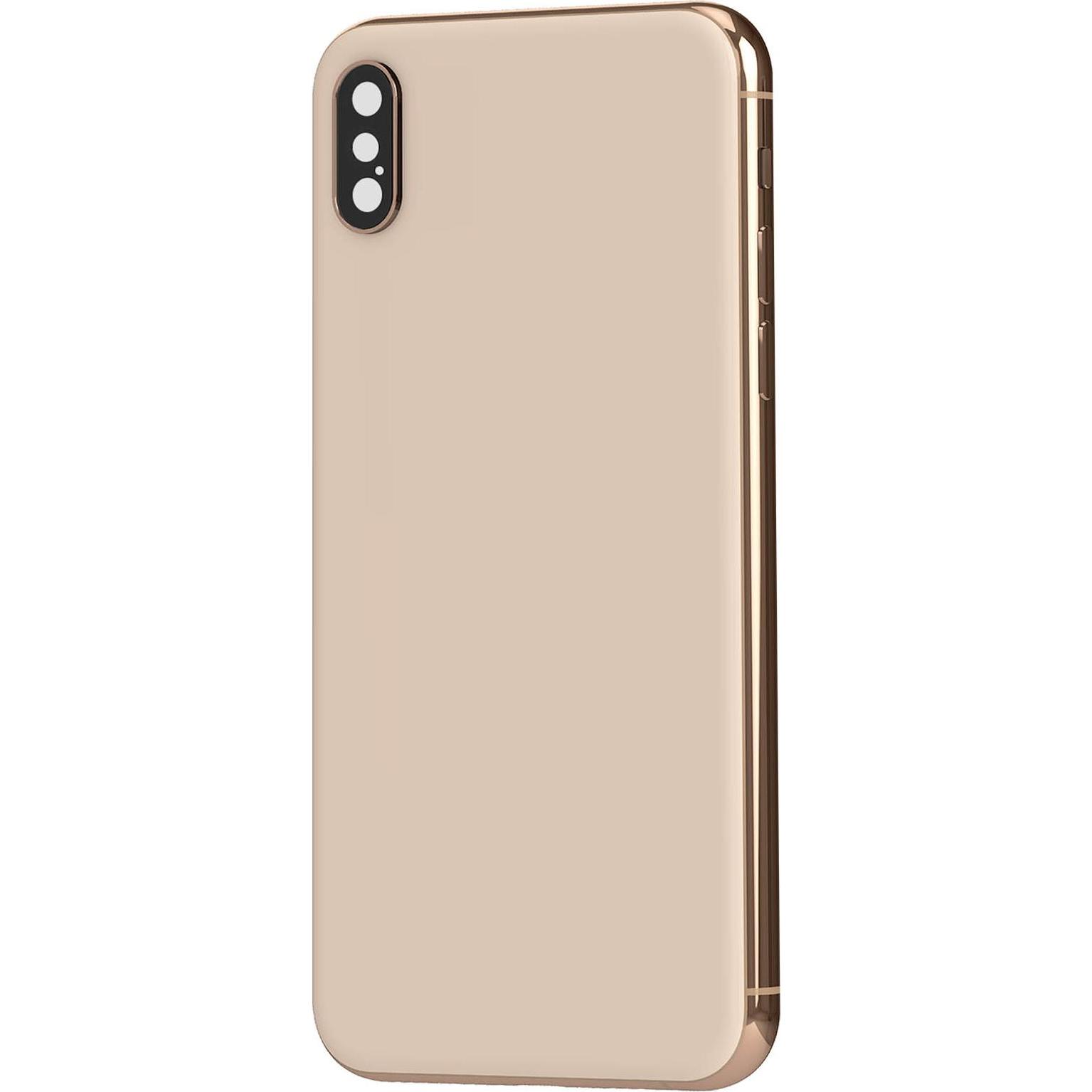 Clappio Gehäuse + Akkudeckel Ersatzteil (iPhone XS), Mobilgerät Ersatzteile, Gelb