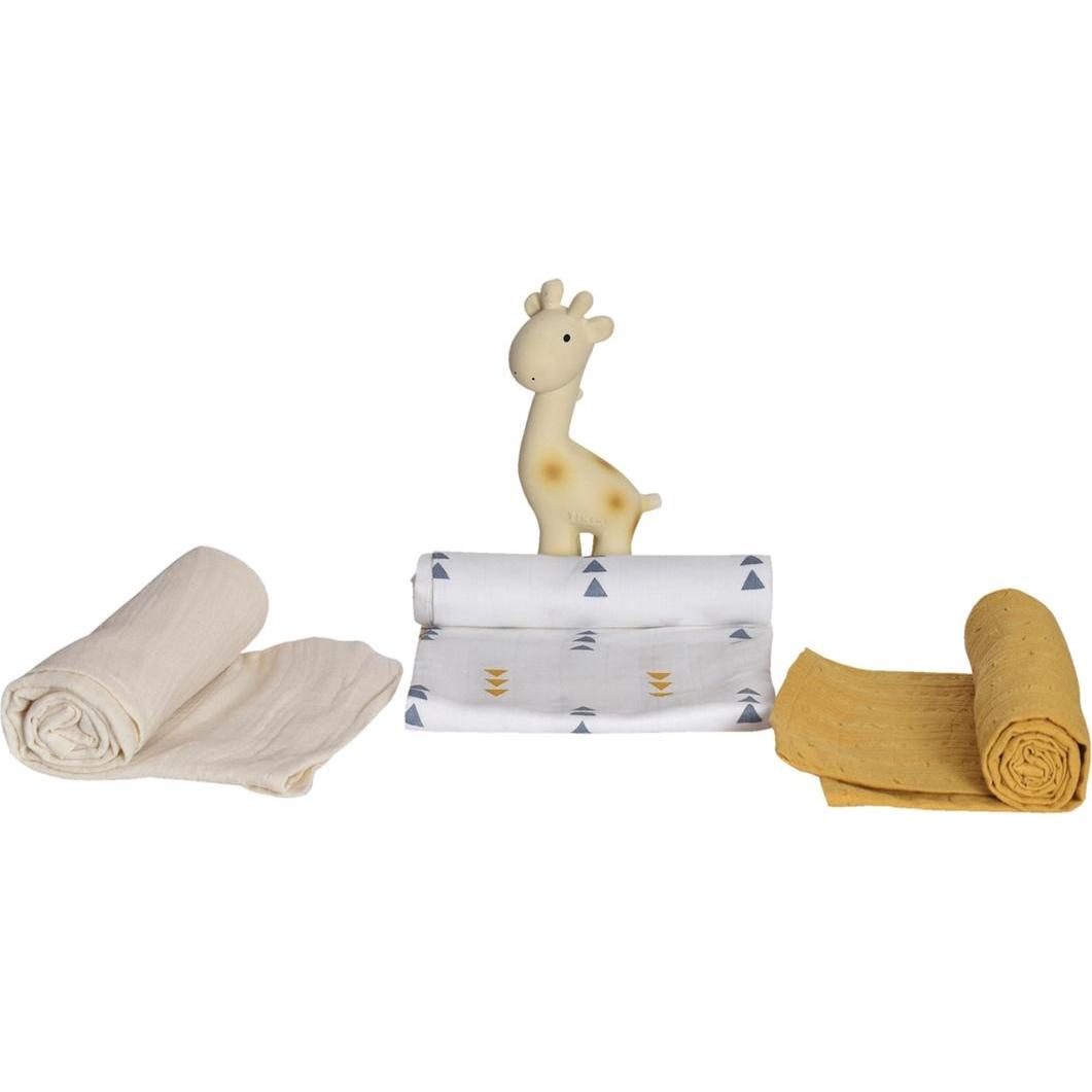 Tikiri Geschenkset Giraffe mit Rassel Giraffe (42421839)