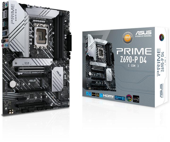 Productafbeelding ASUS Prime Z690-P D4-CSM (LGA 1700, Intel Z690H, ATX)