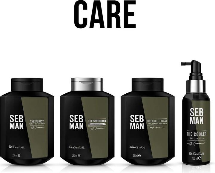 Actual product image Sebastian SEB MAN - The Multitasker Hair Beard & Body Wash (Liquid shampoo, 1000 ml)