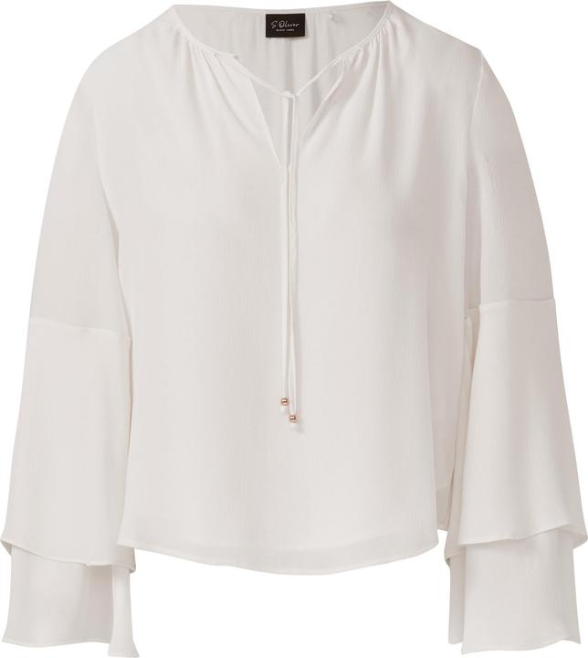Immagine prodotto s.Oliver Bluse Tunika-Bluse mit fliessenden Volant-Ärmeln (46)