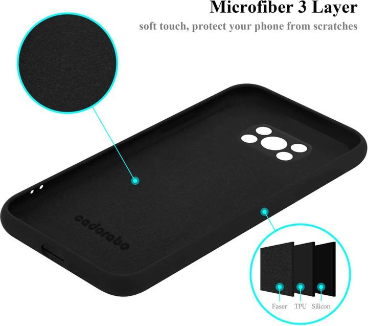 Immagine prodotto Cadorabo Custodia per Xiaomi POCO X3 NFC TPU Liquid Silicone Case (Xiaomi Poco X3 NFC)