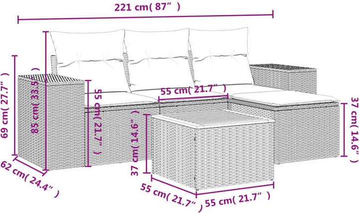 Produktbild vidaXL Sariah