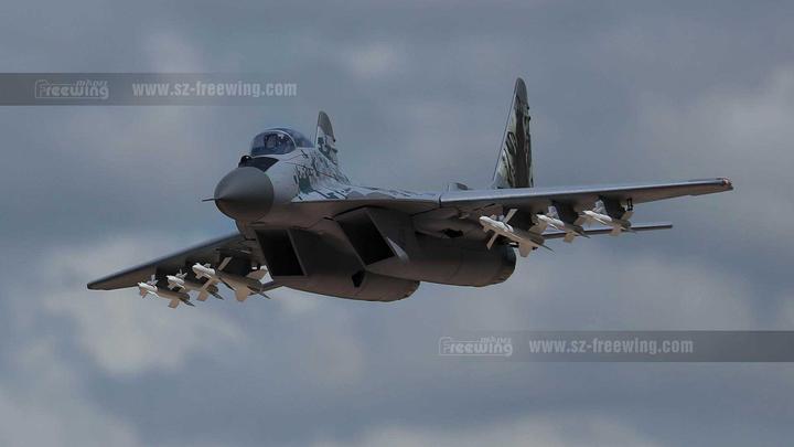Produktbild Freewing MiG-29 Fulcrum PNP Camo 80mm Jet EDF 6S (Jet)