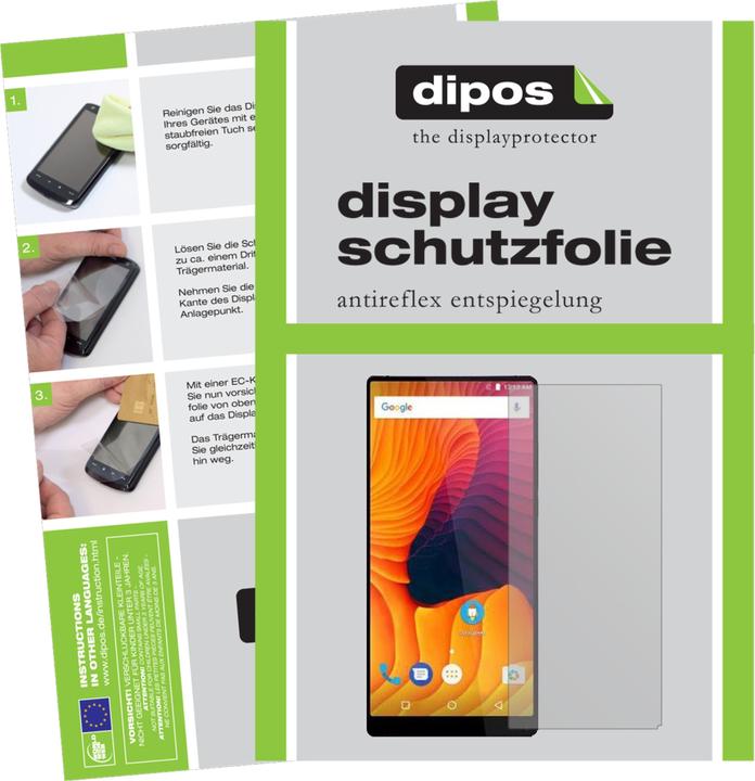 Produktbild Dipos Displayschutzfolie Antireflex (6 Stück, Ulefone MIX 2)