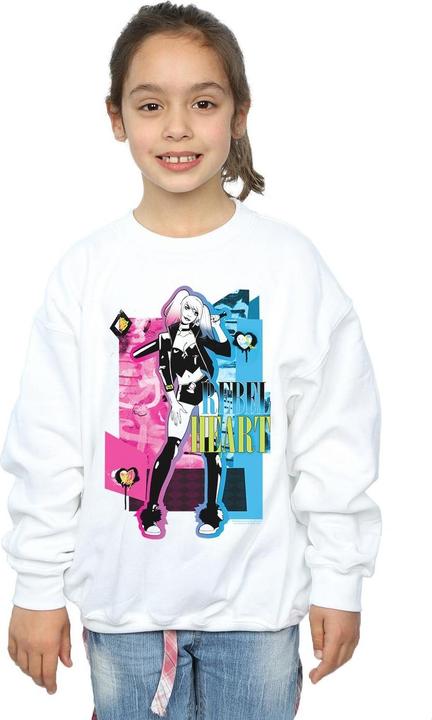 Produktbild Harley Quinn Rebel Heart Sweatshirt Mädchen (104)