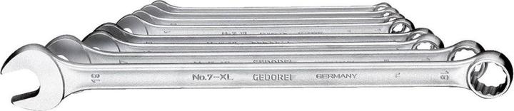 Gedore 7 XL-080 Ring-Maulschlüssel-Satz, extra lang, 8-teilig 8-19 mm