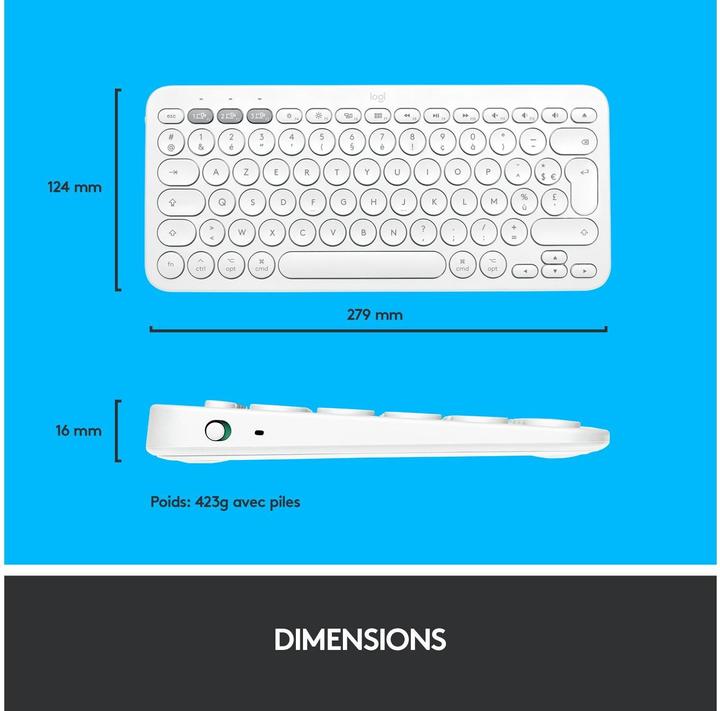 Produktbild Logitech K380 for Mac (CH, Kabellos)