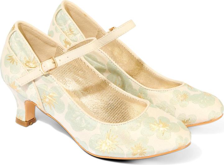 Actual product image Joe Browns Jacquard Floral Occasion Shoes (42)