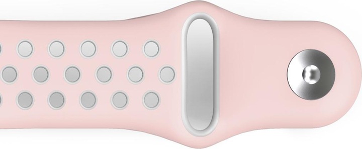 Produktbild Hama 00086229 Smartwatch-Zubehör Band Grau (Silikon, Rostfreier Stahl, Versa 2, Versa Lite, Versa)