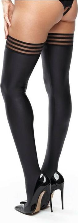 Produktbild MissO MI S806 hold up stockings black M (M)