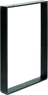 Actual product image Werkstarck Tischkufen 350x250x40x5 schwarz matt
