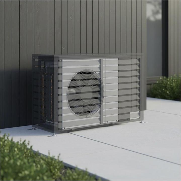 Actual product image Holmberg Abdeckung für Wärmepumpen oder Klimageräte 140x50x89cm