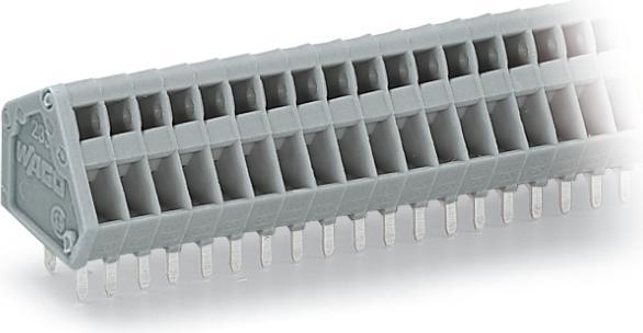 Produktbild Wago 233-136 Klemmenleiste 36pol. grau 0,08-0,5qmm RM 2,54mm