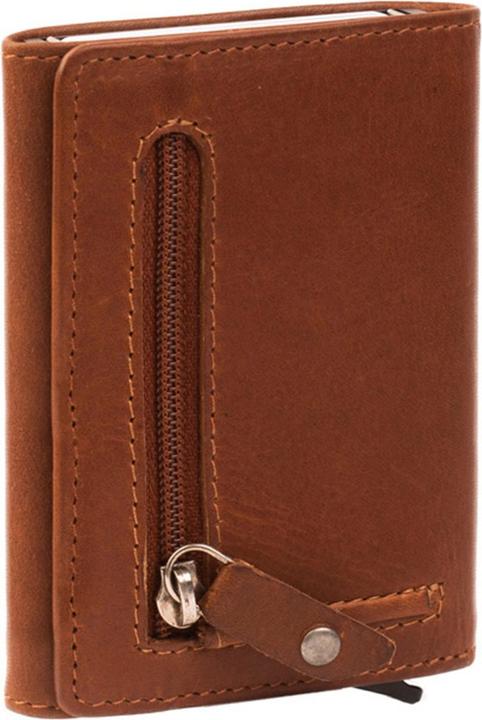 Actual product image The Chesterfield Brand Wax Pull Up credit card holder RFID protection leather 7 cm