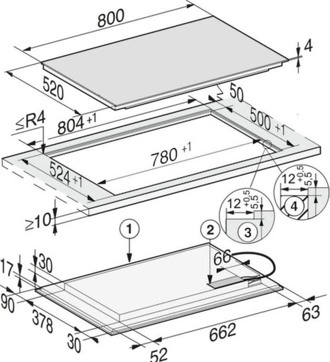 Actual product image Miele KM 7576 FL 125 Gala Ed