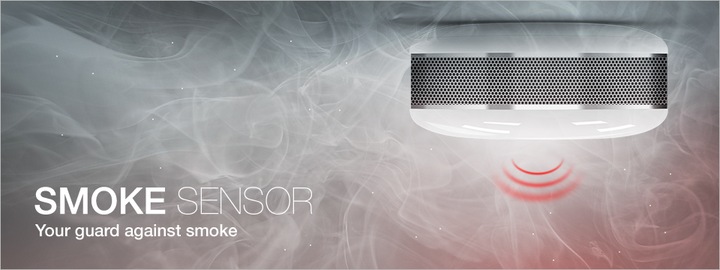 Actual product image Fibaro smoke sensor