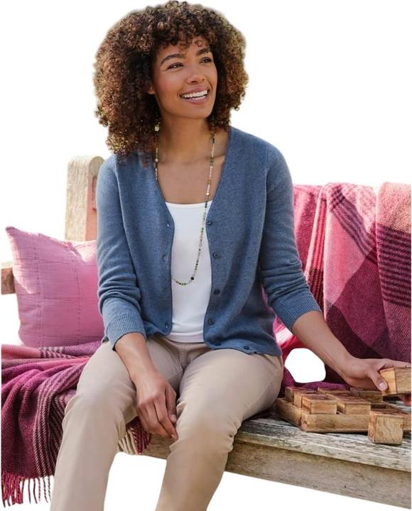 Produktbild Woolovers Strickjacke VAusschnitt Kaschmir Klassisch (M)