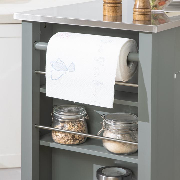 Immagine prodotto SoBuy Carrello da cucina FKW108-HG, Grigio