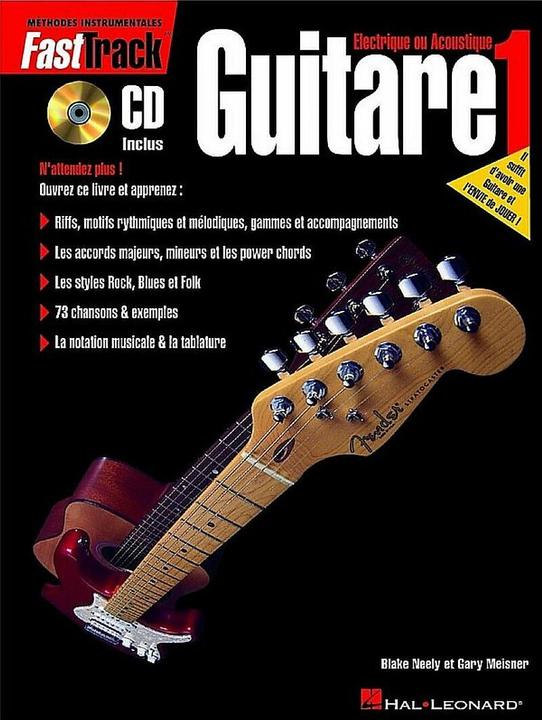 Produktbild Fasttrack Guitar Method - Book 1 - French Edition (Englisch, Blake Neely, Jeff Schroedl, 2000)