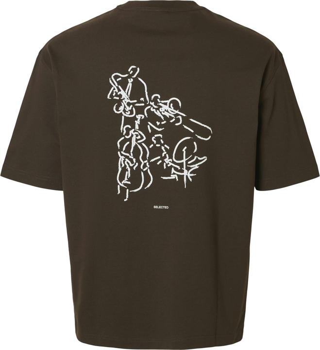 Produktbild Selected Print T-Shirt mit Rundhalsausschnitt (L)