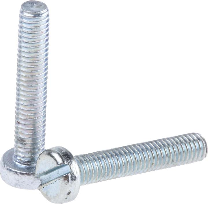 Produktbild RS PRO Flachkopfschrauben Schlitz M3x16mm