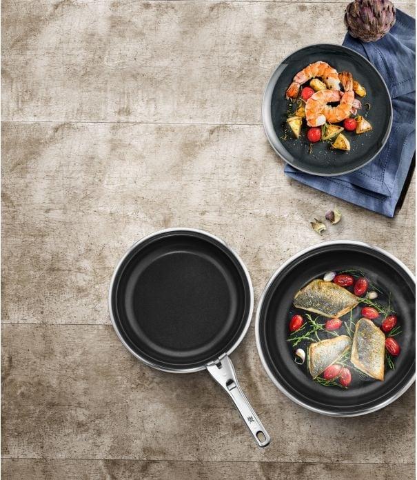 Produktbild WMF Compact Cuisine Topf-Set, 3-teilig (Pfannenset + Topfset, Edelstahl)