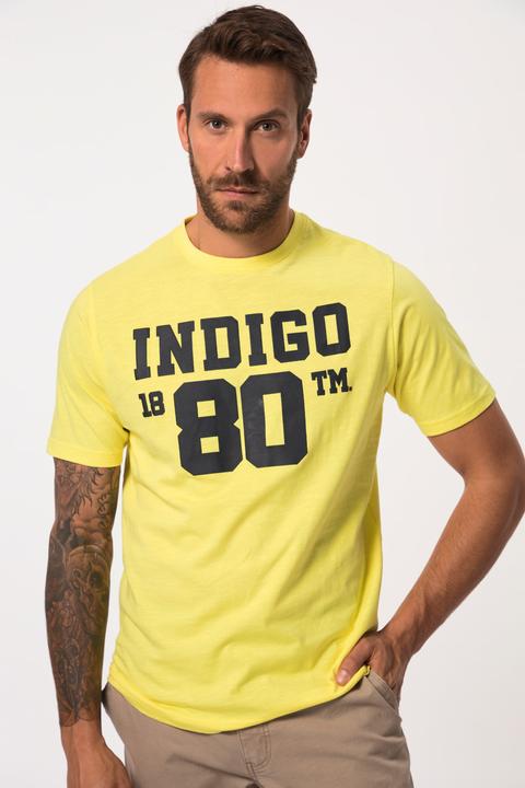 Actual product image JP1880 T-shirt, short sleeve, chest print, round neck, up to 8 XL (4XL)