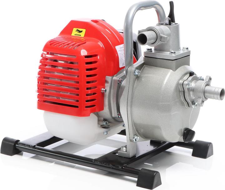 Produktbild XPOtool Benzin Wasserpumpe 1,47kW 38mm 15000l/h 35m Gartenpumpe 2-Takt-Motor (Gartenpumpe)