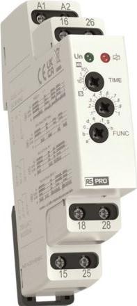 Produktbild RS PRO Zeitrelais, DIN-Schienen, 0.1 s  10min, 12