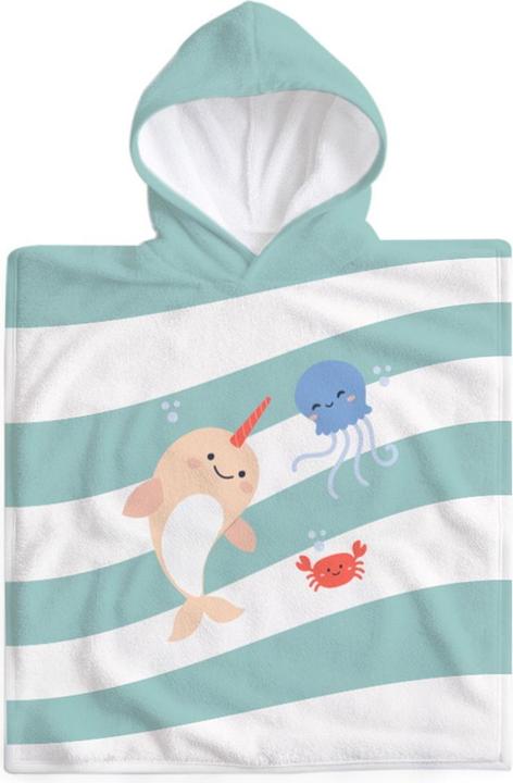 Miniland Badeponcho & Bademäntel Badeponcho aus Baumwolle 65 x 65 cm - Oc