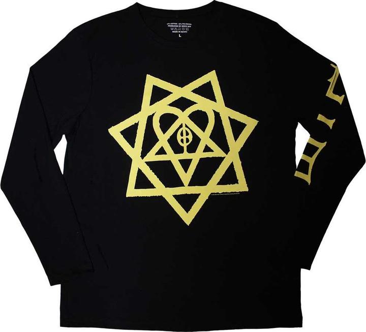 Produktbild Him Heartagram TShirt Langärmlig (XL)
