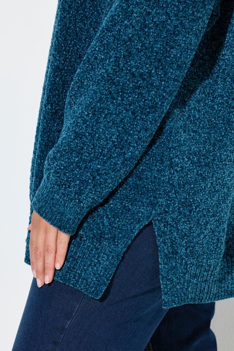 Actual product image Ulla Popken Soft Textured Chenille Oversized Fit Sweater (42, 44)