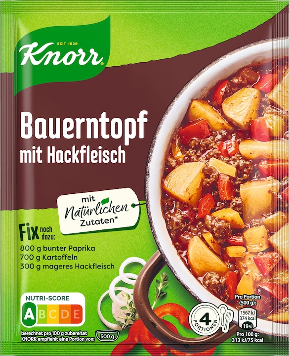 Image du produit Knorr Fix Potée paysanne à la viande hachée (43 g)